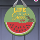 Ant - Summer Door Hanger By Printhaws Creations, 16" Round Wooden Front Door Sign, Layered Hand-Painted Entryway Decor