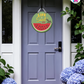 Ant - Summer Door Hanger By Printhaws Creations, 16" Round Wooden Front Door Sign, Layered Hand-Painted Entryway Decor