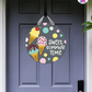 Ice Cream - Summer Door Hanger By Printhaws Creations, 16" Round Wooden Front Door Sign, Layered Hand-Painted Entryway Decor