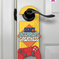 Don’t Interrupt Greatness – Gamer Doorknob Sign By Printhaws Creations, Wooden Room Sign With Console-Inspired Controller Accent