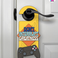 Don’t Interrupt Greatness – Gamer Doorknob Sign By Printhaws Creations, Wooden Room Sign With Console-Inspired Controller Accent