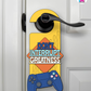 Don’t Interrupt Greatness – Gamer Doorknob Sign By Printhaws Creations, Wooden Room Sign With Console-Inspired Controller Accent