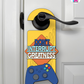 Don’t Interrupt Greatness – Gamer Doorknob Sign By Printhaws Creations, Wooden Room Sign With Console-Inspired Controller Accent