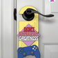Don’t Interrupt Greatness – Gamer Doorknob Sign By Printhaws Creations, Wooden Room Sign With Console-Inspired Controller Accent