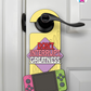 Don’t Interrupt Greatness – Gamer Doorknob Sign By Printhaws Creations, Wooden Room Sign With Console-Inspired Controller Accent