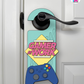 Gamer At Work – Gamer Doorknob Sign By Printhaws Creations, Wooden Room Sign With Console-Inspired Controller Accent