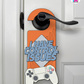 I Have Control Issues – Gamer Doorknob Sign By Printhaws Creations, Wooden Room Sign With Console-Inspired Controller Accent