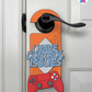 I Have Control Issues – Gamer Doorknob Sign By Printhaws Creations, Wooden Room Sign With Console-Inspired Controller Accent