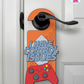 I Have Control Issues – Gamer Doorknob Sign By Printhaws Creations, Wooden Room Sign With Console-Inspired Controller Accent