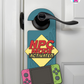 NPC Mode: Activated – Gamer Doorknob Sign By Printhaws Creations, Wooden Room Sign With Console-Inspired Controller Accent