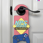 NPC Mode: Activated – Gamer Doorknob Sign By Printhaws Creations, Wooden Room Sign With Console-Inspired Controller Accent