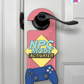 NPC Mode: Activated – Gamer Doorknob Sign By Printhaws Creations, Wooden Room Sign With Console-Inspired Controller Accent