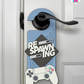 Respawning – Gamer Doorknob Sign By Printhaws Creations, Wooden Room Sign With Console-Inspired Controller Accent