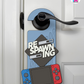 Respawning – Gamer Doorknob Sign By Printhaws Creations, Wooden Room Sign With Console-Inspired Controller Accent