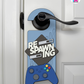 Respawning – Gamer Doorknob Sign By Printhaws Creations, Wooden Room Sign With Console-Inspired Controller Accent