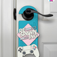 Respawning – Gamer Doorknob Sign By Printhaws Creations, Wooden Room Sign With Console-Inspired Controller Accent