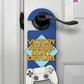 Victory Awaits. Don’t Disturb. – Gamer Doorknob Sign By Printhaws Creations, Wooden Room Sign With Console-Inspired Controller Accent