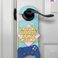 Victory Awaits. Don’t Disturb. – Gamer Doorknob Sign By Printhaws Creations, Wooden Room Sign With Console-Inspired Controller Accent
