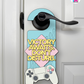 Victory Awaits. Don’t Disturb. – Gamer Doorknob Sign By Printhaws Creations, Wooden Room Sign With Console-Inspired Controller Accent