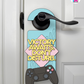 Victory Awaits. Don’t Disturb. – Gamer Doorknob Sign By Printhaws Creations, Wooden Room Sign With Console-Inspired Controller Accent
