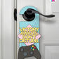 Victory Awaits. Don’t Disturb. – Gamer Doorknob Sign By Printhaws Creations, Wooden Room Sign With Console-Inspired Controller Accent