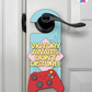 Victory Awaits. Don’t Disturb. – Gamer Doorknob Sign By Printhaws Creations, Wooden Room Sign With Console-Inspired Controller Accent