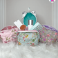Pouchie - Handmade By Ruby Rose, Printhaws Creations - Floral, Cotton, Medium (Carry-All Pouch Bag) – Full Set