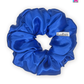 Galaxia Scrunchie - Handmade By Ruby Rose, Printhaws Creations, Royal Blue, Satin, XXL (6x6 inches) - Laid Flat