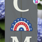 Arc Flag - Vertical Sign Swappable By Printhaws Creations, 3D Accent (Approx. 8 × 8 in)