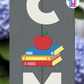 Books - Vertical Sign Swappable By Printhaws Creations, 3D Accent (Approx. 8 × 8 in)
