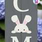 Bunny - Vertical Sign Swappable By Printhaws Creations, 3D Accent (Approx. 8 × 8 in)