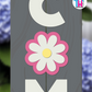 Cosmos Candystripe - Vertical Sign Swappable By Printhaws Creations, 3D Accent (Approx. 8 × 8 in)