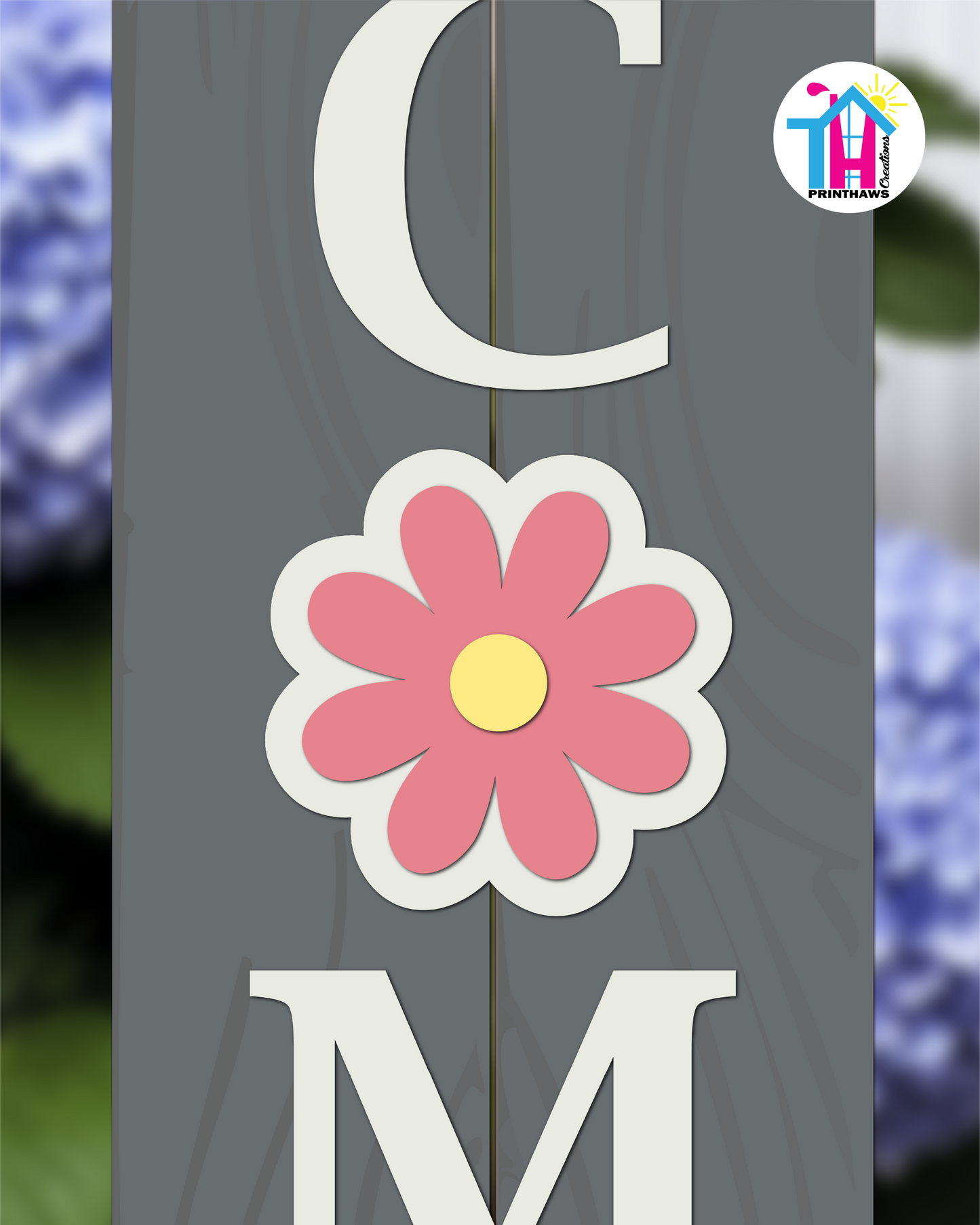 Cosmos Daydream - Vertical Sign Swappable By Printhaws Creations, 3D Accent (Approx. 8 × 8 in)
