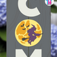 Moon Witch - Vertical Sign Swappable By Printhaws Creations, 3D Accent (Approx. 8 × 8 in)