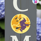 Moon Witch - Vertical Sign Swappable By Printhaws Creations, 3D Accent (Approx. 8 × 8 in)