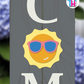 Sun Hot - Vertical Sign Swappable By Printhaws Creations, 3D Accent (Approx. 8 × 8 in)