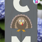Turkey - Vertical Sign Swappable By Printhaws Creations, 3D Accent (Approx. 8 × 8 in)