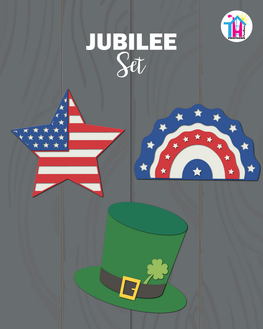 Jubilee - Vertical Sign Seasonal Set By Printhaws Creations (3 Swappables)