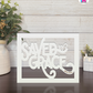 Saved By Grace - Faith Silhouette Versatile Decor By Printhaws Creations, Laser-Cut Wooden Tabletop or Wall Sign, Open-Cut Christian Home Decor