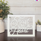 Trust In The Lord - Faith Silhouette Versatile Decor By Printhaws Creations, Laser-Cut Wooden Tabletop or Wall Sign, Open-Cut Christian Home Decor